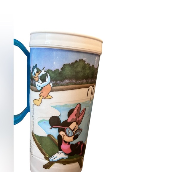 Vintage Disney Parks Tumbler with Lid | Poolside Fun Cup Mickey Minnie Mouse - Picture 6 of 6